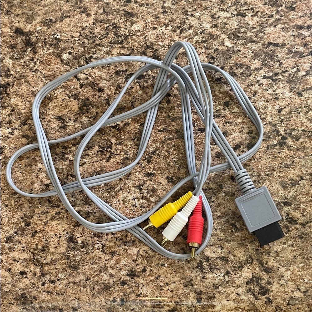 Nintendo Wii Official AV Cable | Retro Gaming Essentials | RVL-009